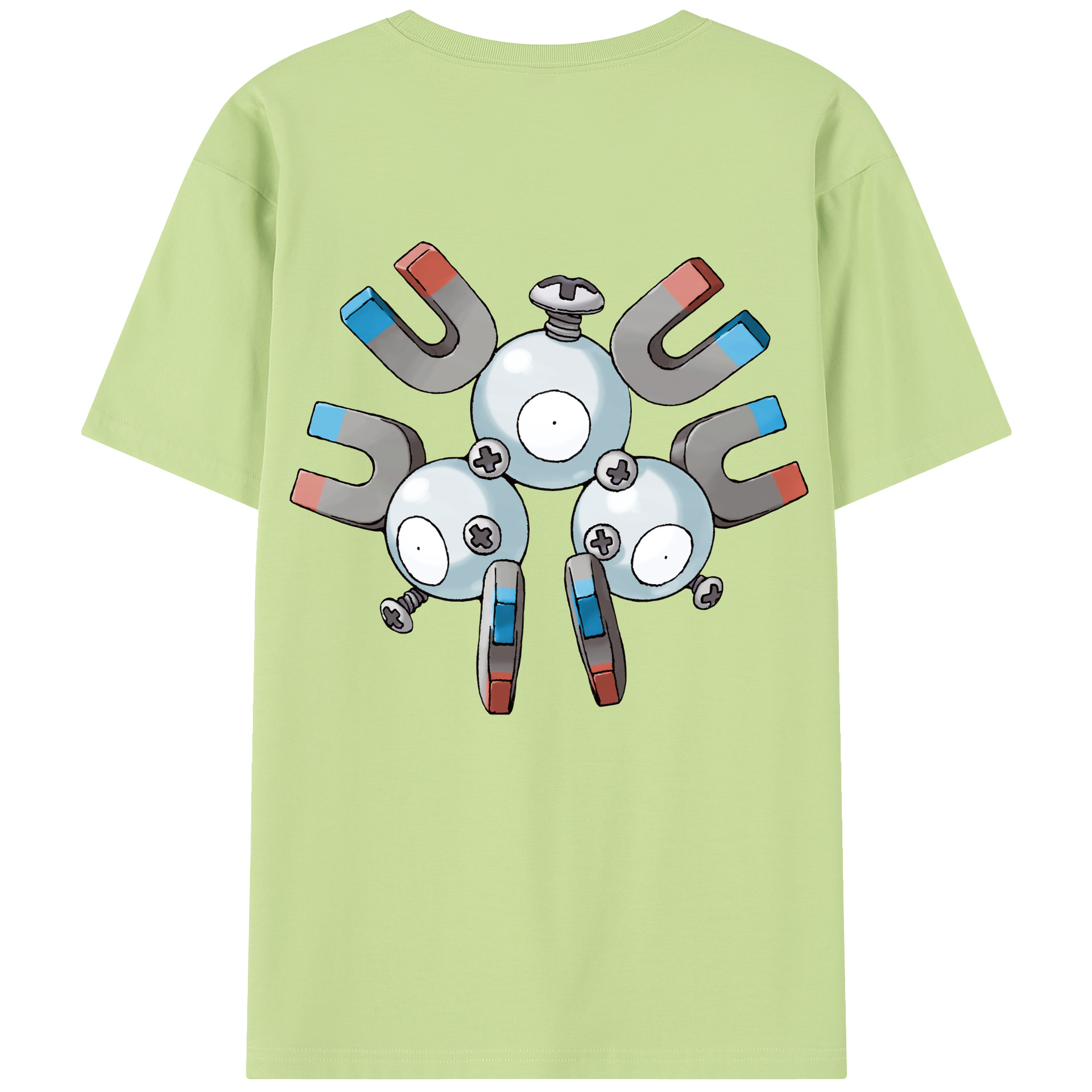 （画像用） ポケットモンスター Pokémon 綿100％半袖Tシャツ（背面プリント）